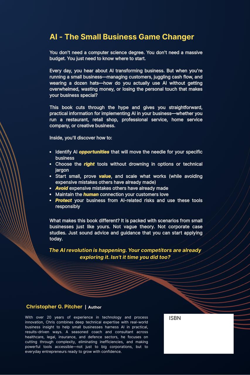 AI The Small Business Game Changer — Back Cover